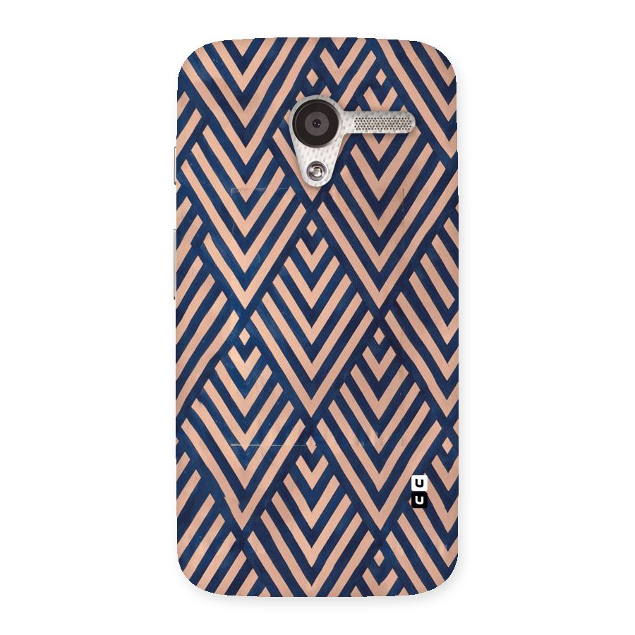 Blue Peach Back Case for Moto X