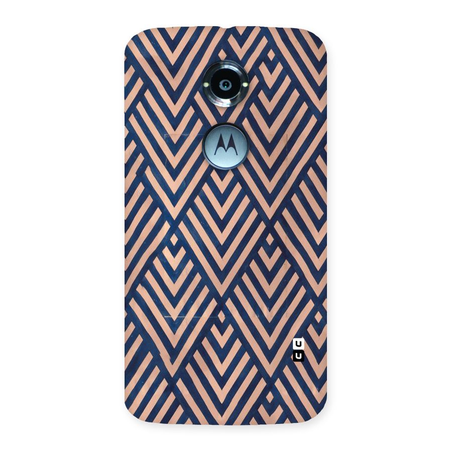 Blue Peach Back Case for Moto X 2nd Gen