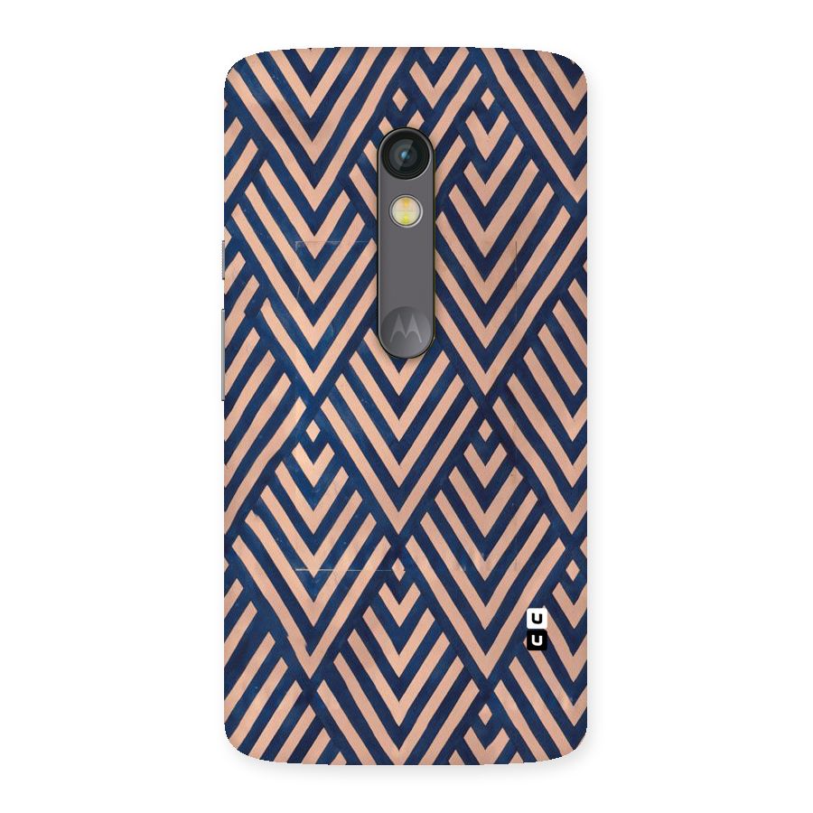 Blue Peach Back Case for Moto X Play