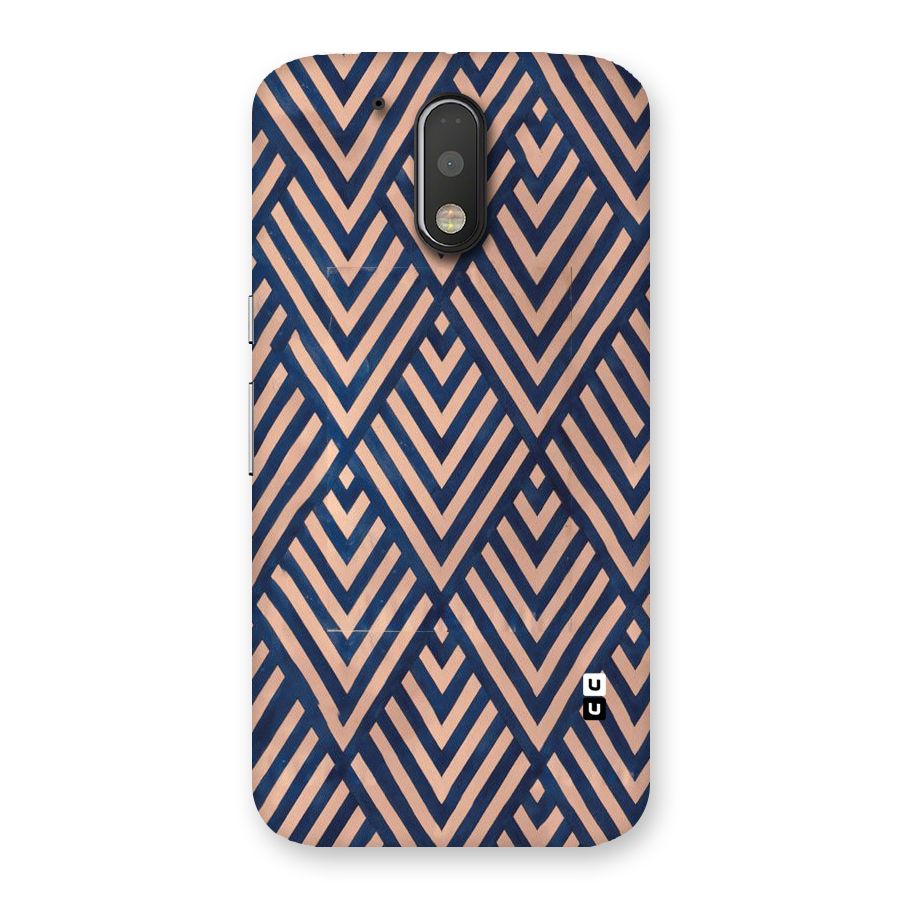 Blue Peach Back Case for Motorola Moto G4