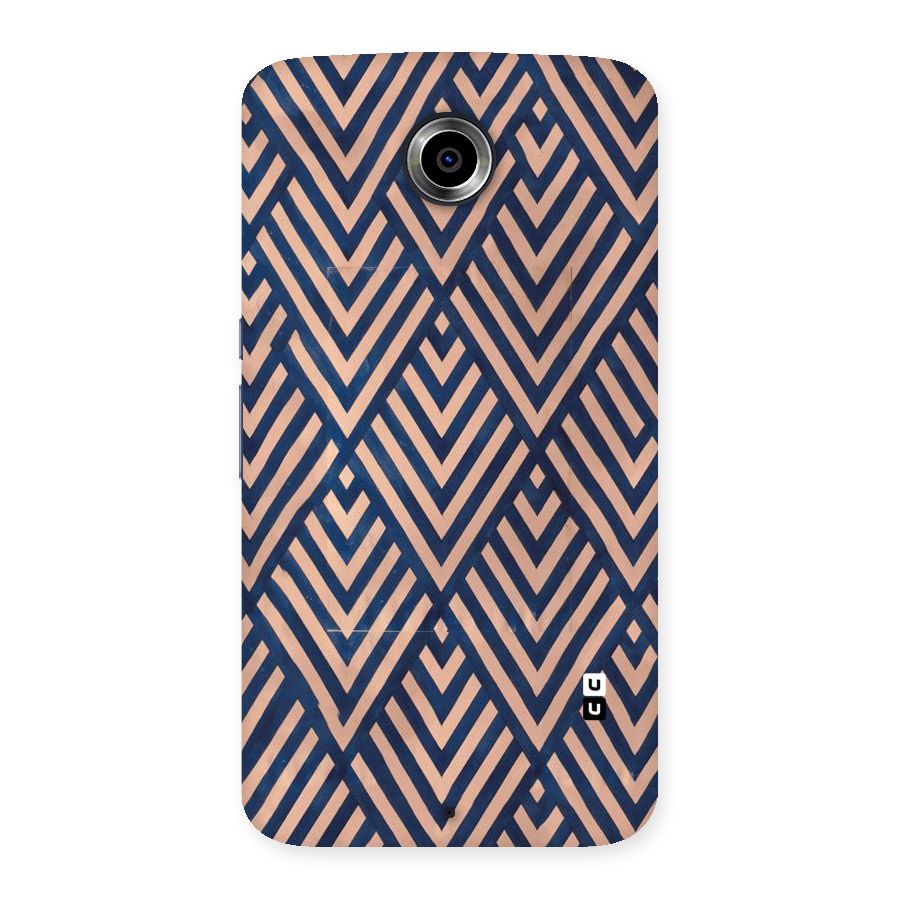 Blue Peach Back Case for Nexsus 6