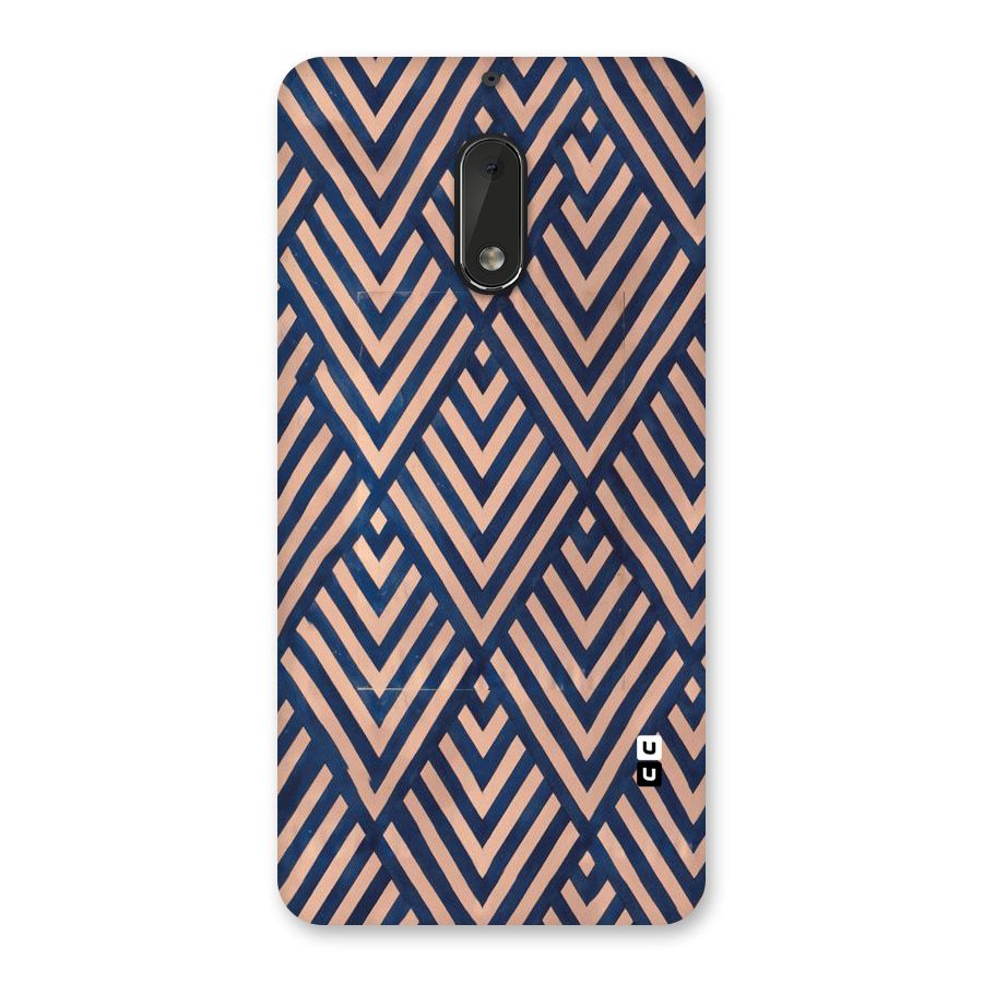 Blue Peach Back Case for Nokia 6