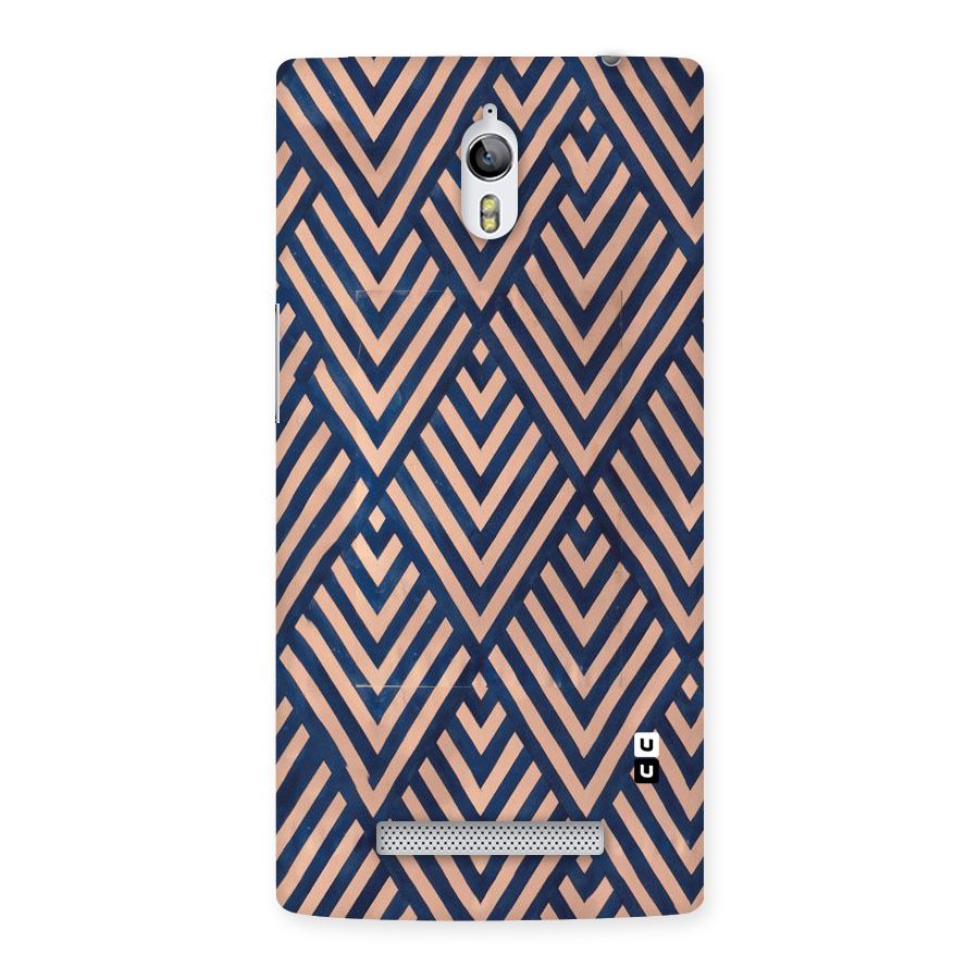 Blue Peach Back Case for Oppo Find 7
