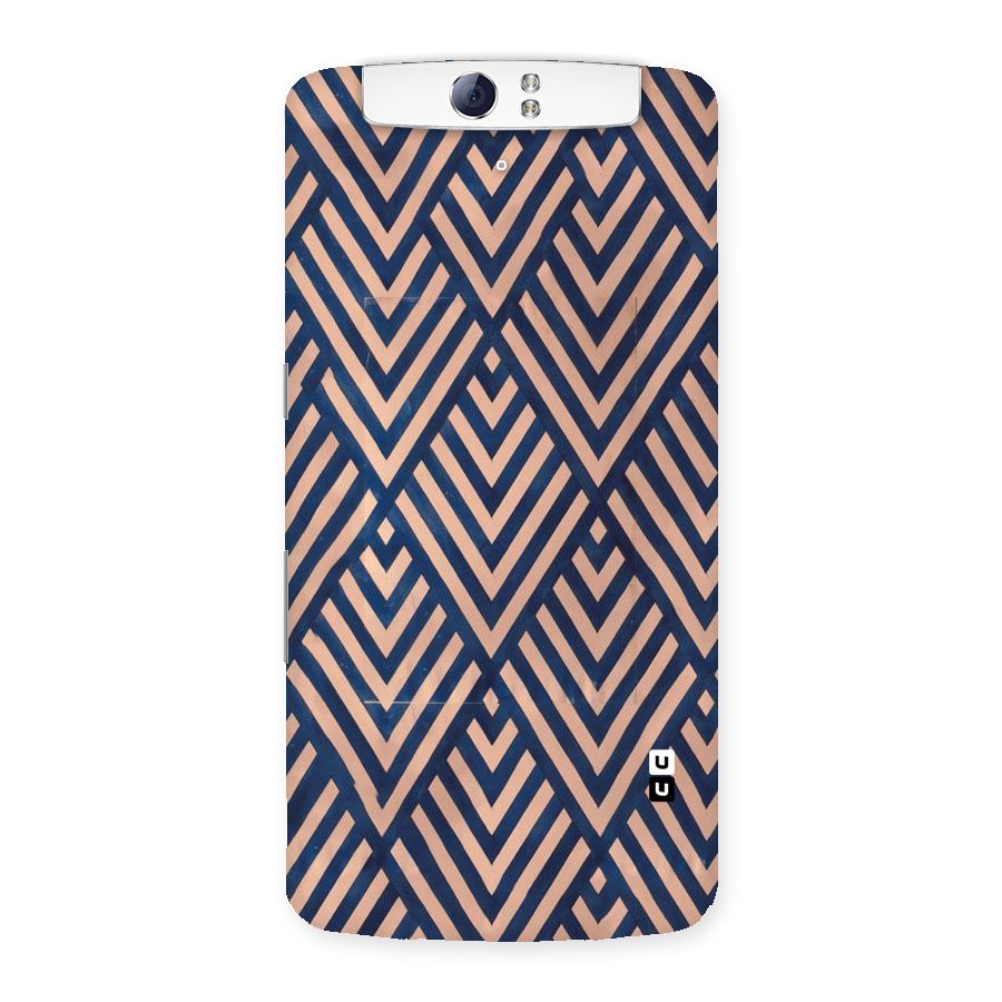 Blue Peach Back Case for Oppo N1