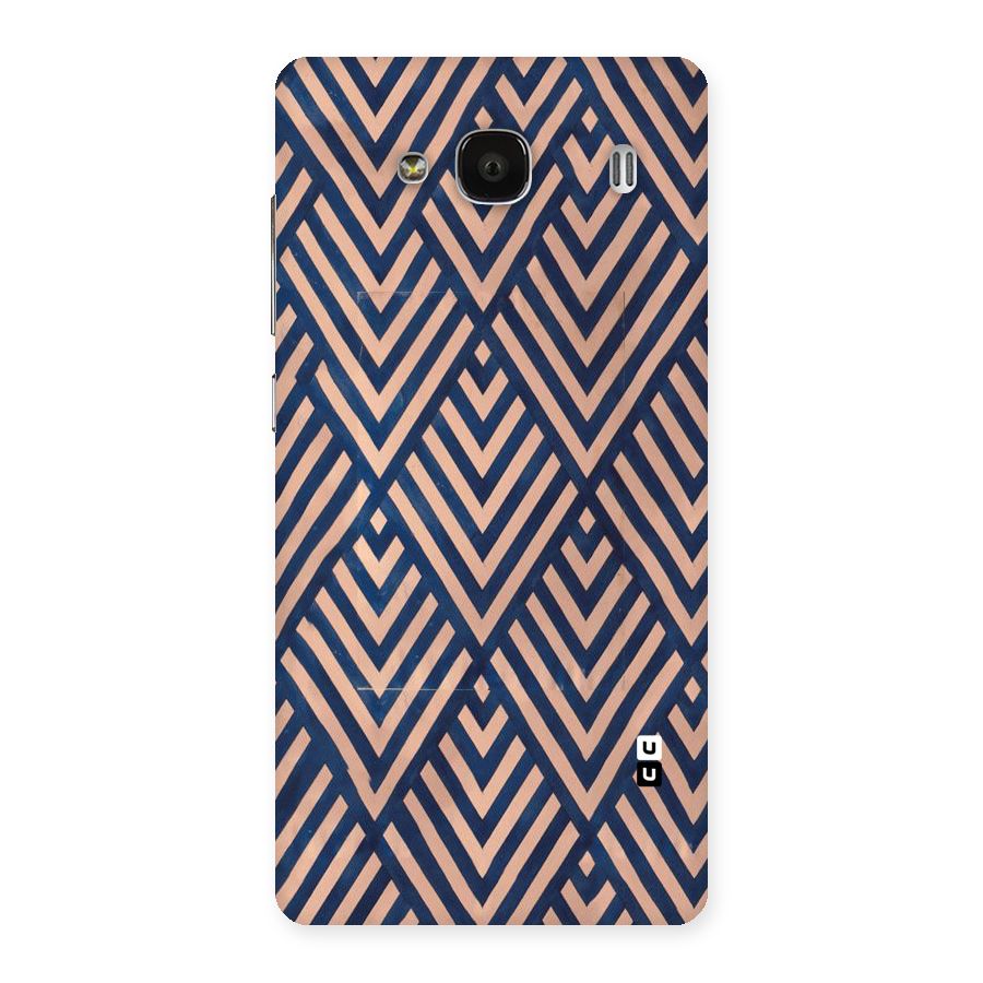 Blue Peach Back Case for Redmi 2s