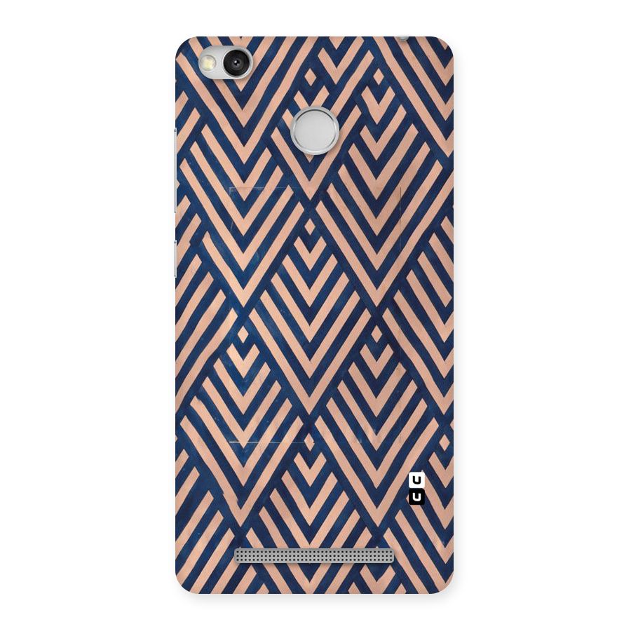 Blue Peach Back Case for Redmi 3S Prime