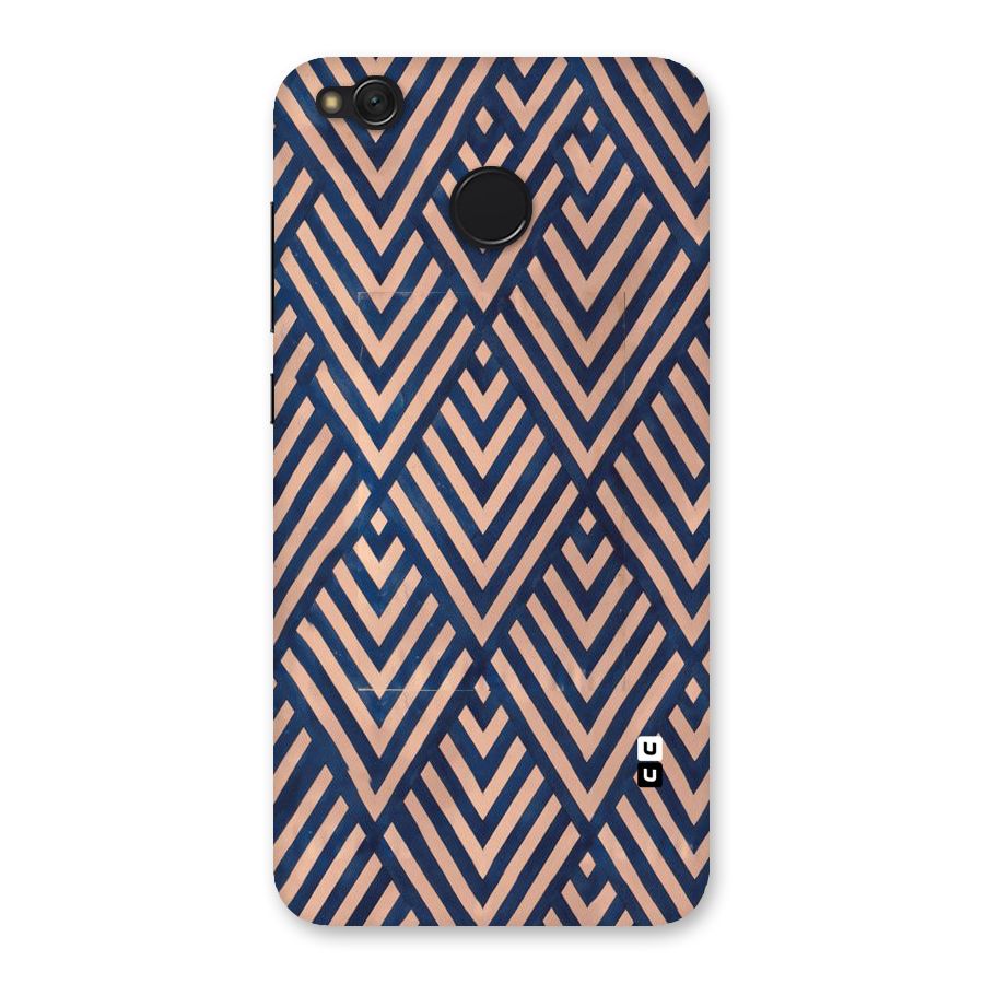 Blue Peach Back Case for Redmi 4
