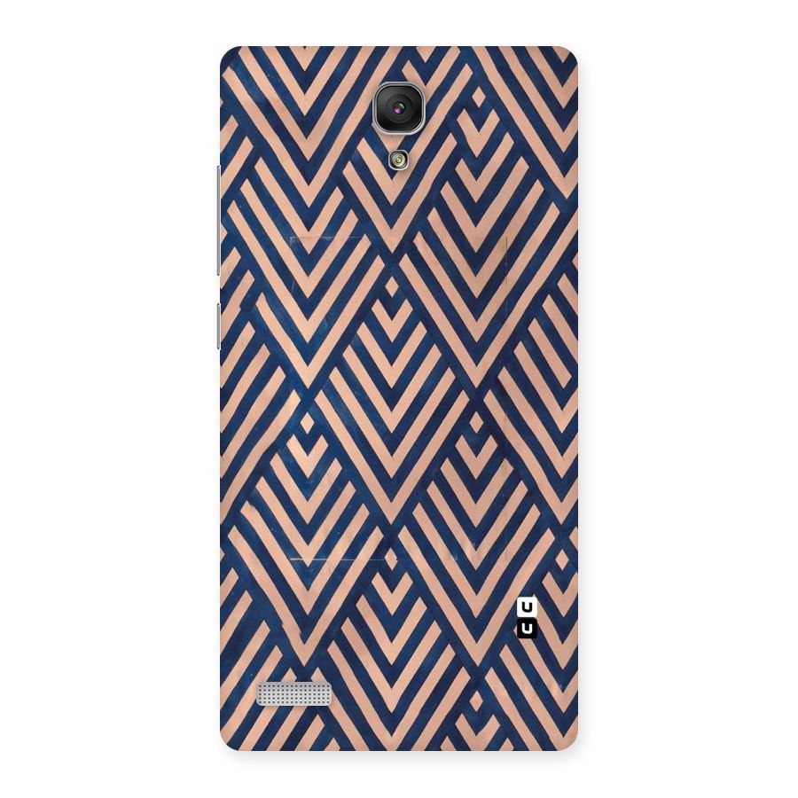 Blue Peach Back Case for Redmi Note Prime