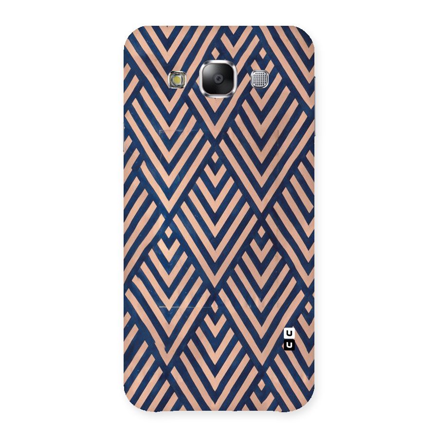Blue Peach Back Case for Samsung Galaxy E5