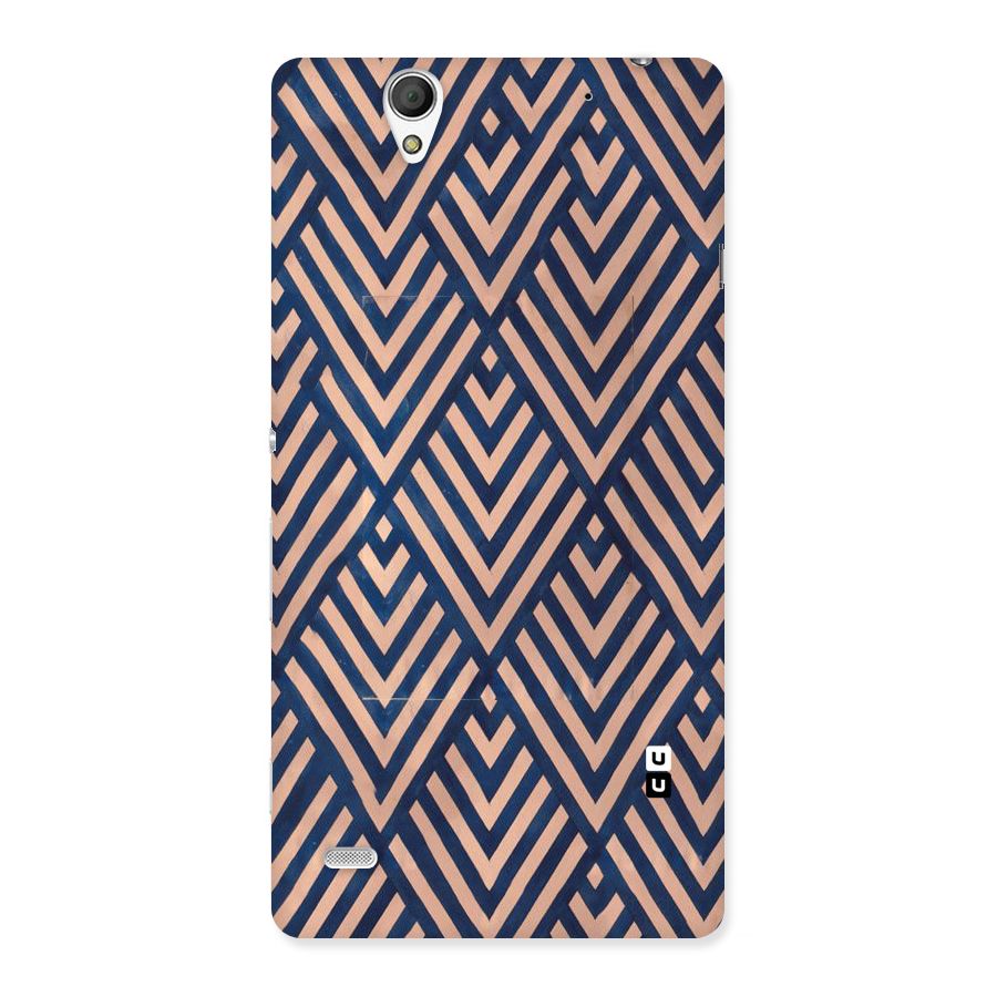 Blue Peach Back Case for Sony Xperia C4