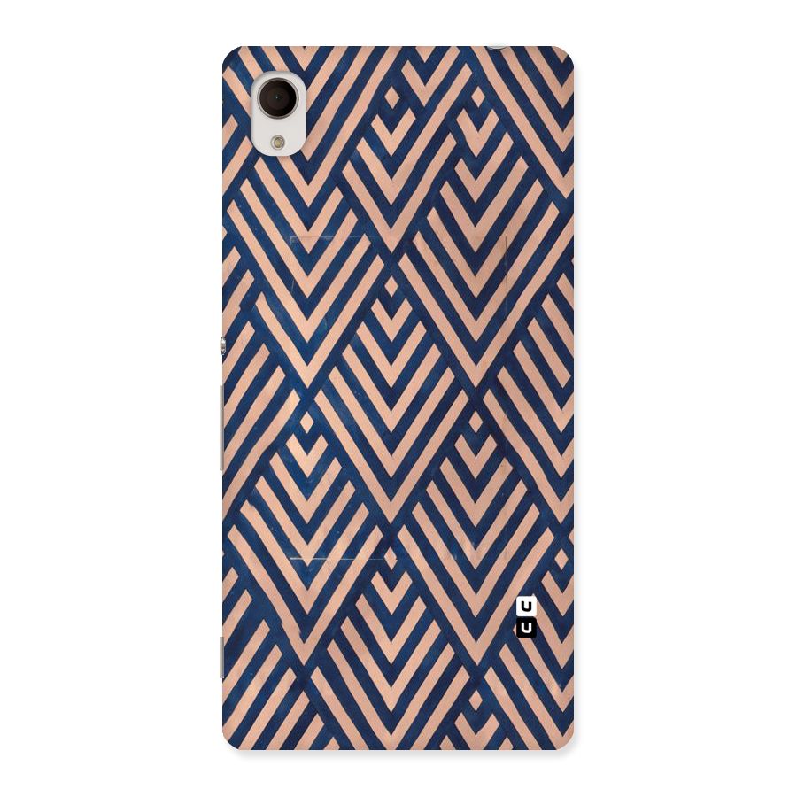 Blue Peach Back Case for Sony Xperia M4