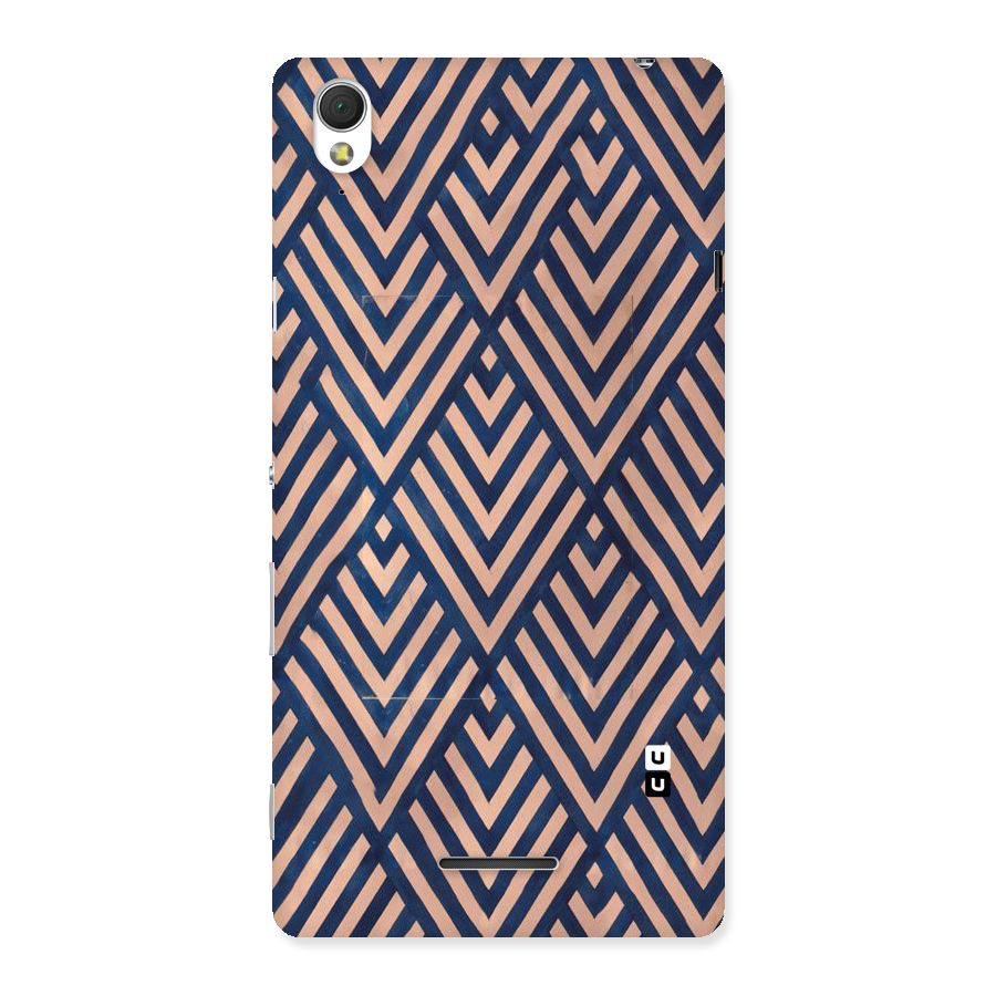 Blue Peach Back Case for Sony Xperia T3