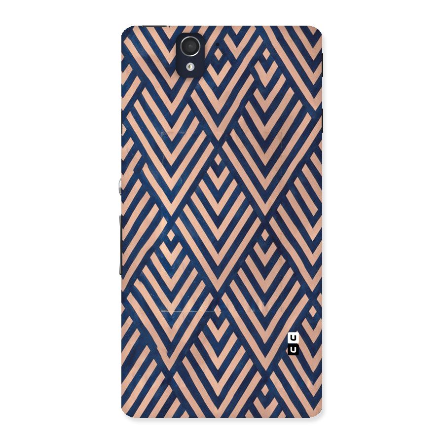 Blue Peach Back Case for Sony Xperia Z