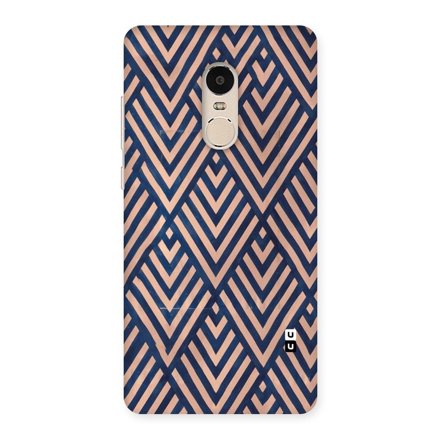 Blue Peach Back Case for Xiaomi Redmi Note 4