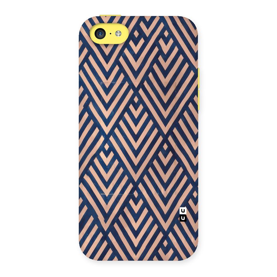 Blue Peach Back Case for iPhone 5C