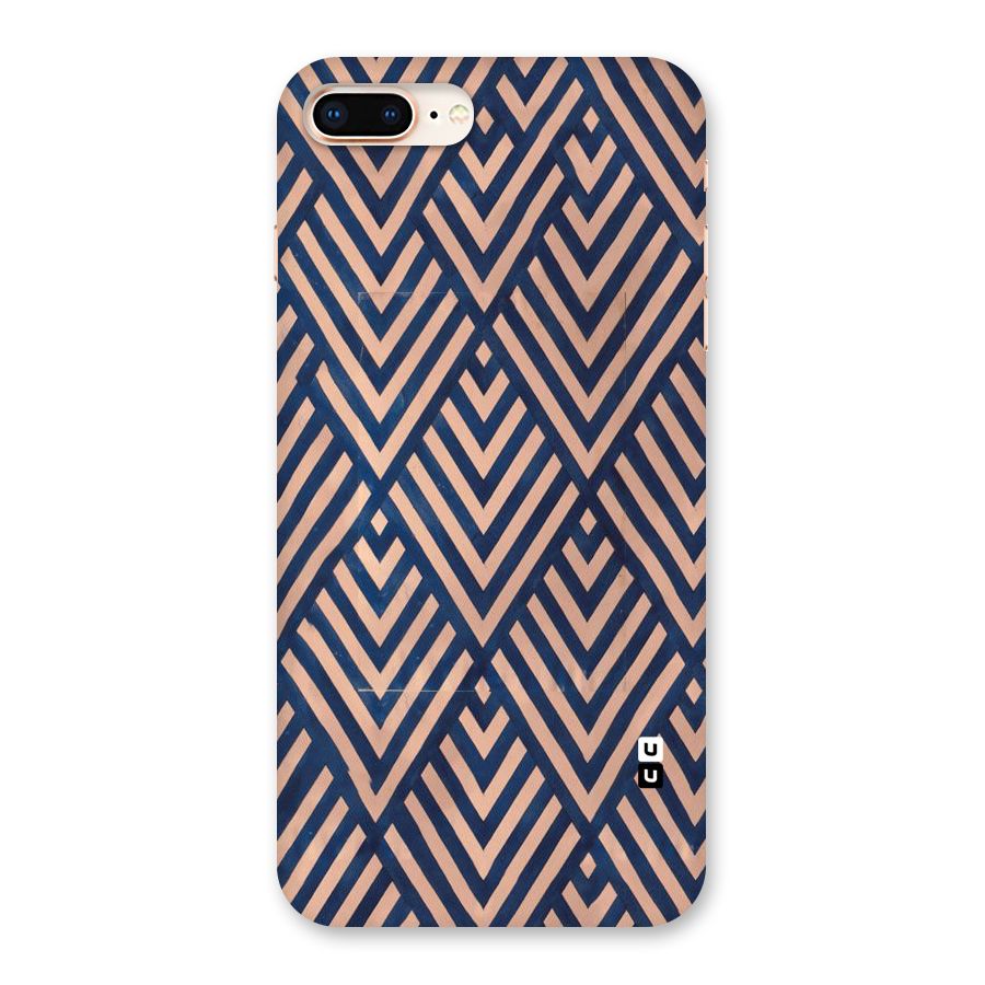 Blue Peach Back Case for iPhone 8 Plus