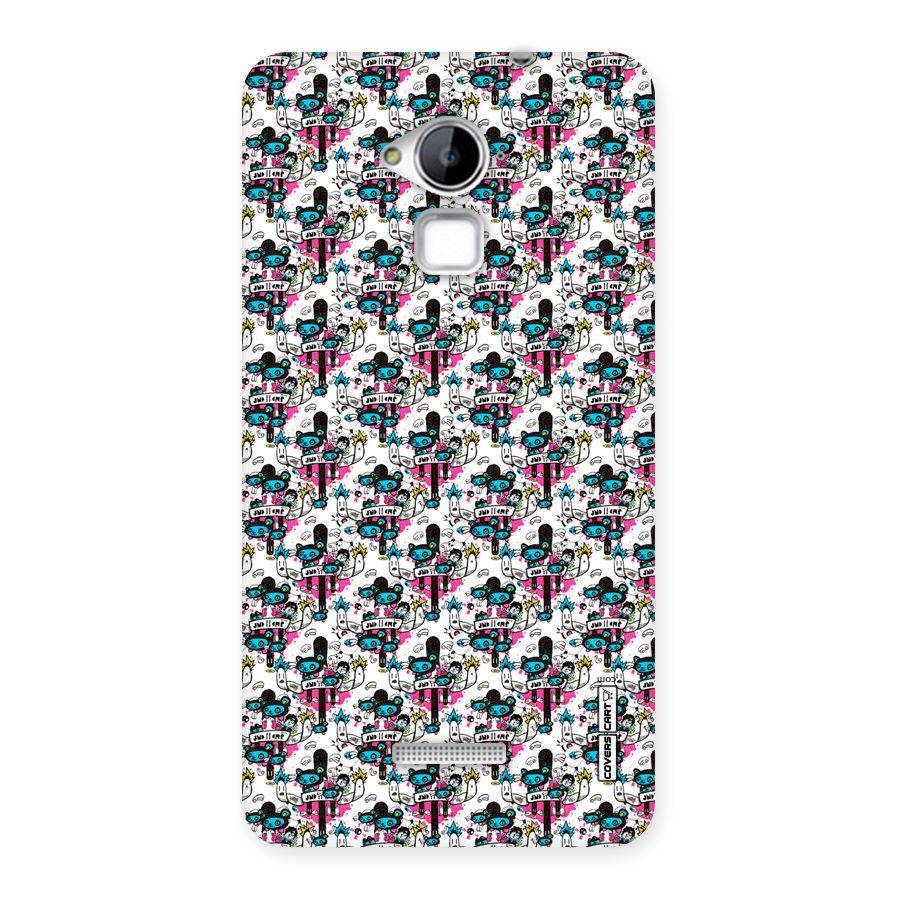 Blue Pink Pattern Back Case for Coolpad Note 3