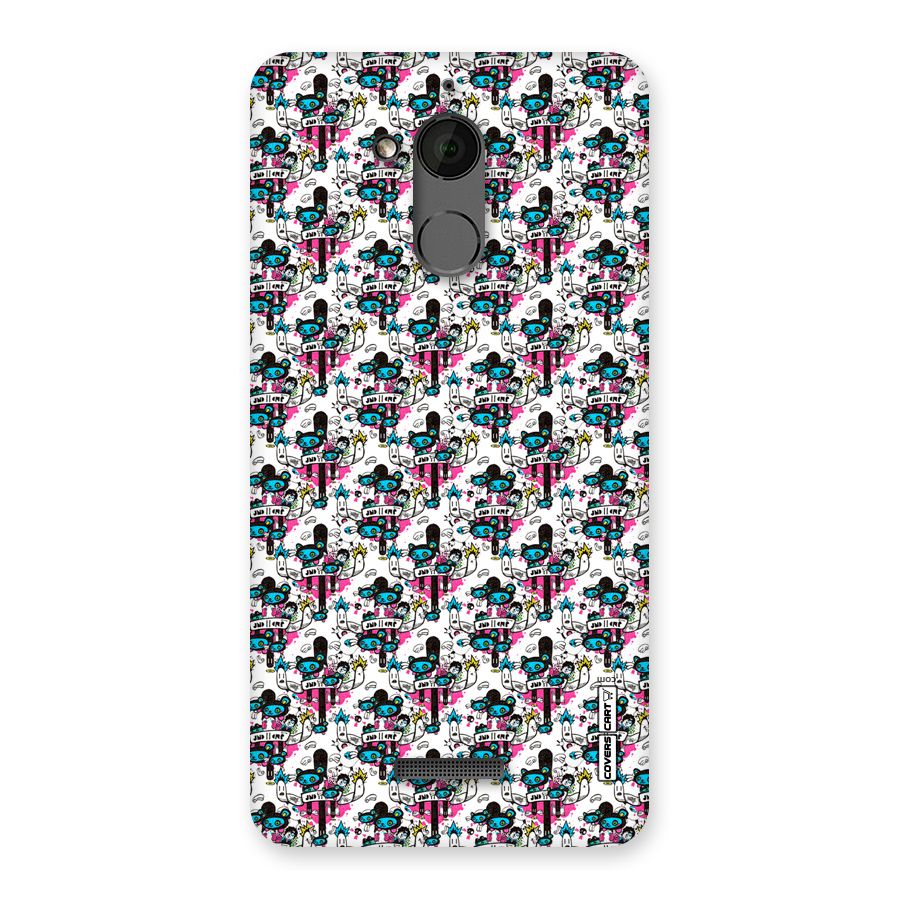 Blue Pink Pattern Back Case for Coolpad Note 5