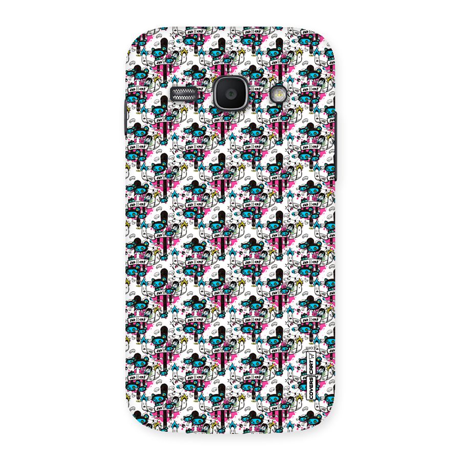 Blue Pink Pattern Back Case for Galaxy Ace 3