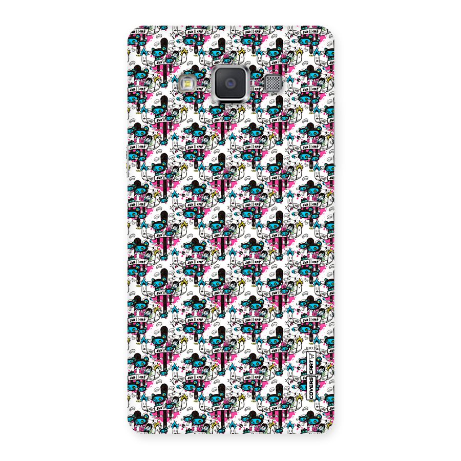 Blue Pink Pattern Back Case for Galaxy Grand Max