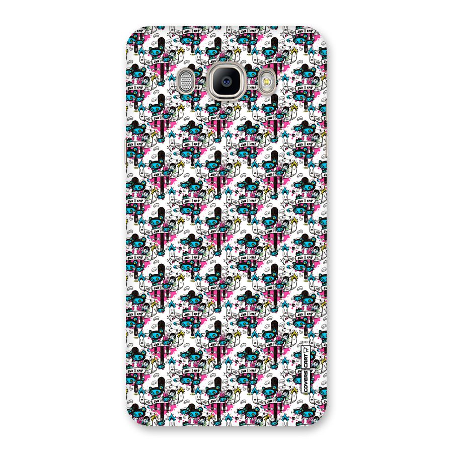 Blue Pink Pattern Back Case for Galaxy On8