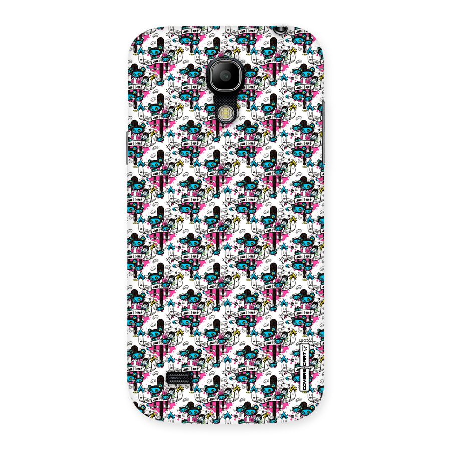 Blue Pink Pattern Back Case for Galaxy S4 Mini