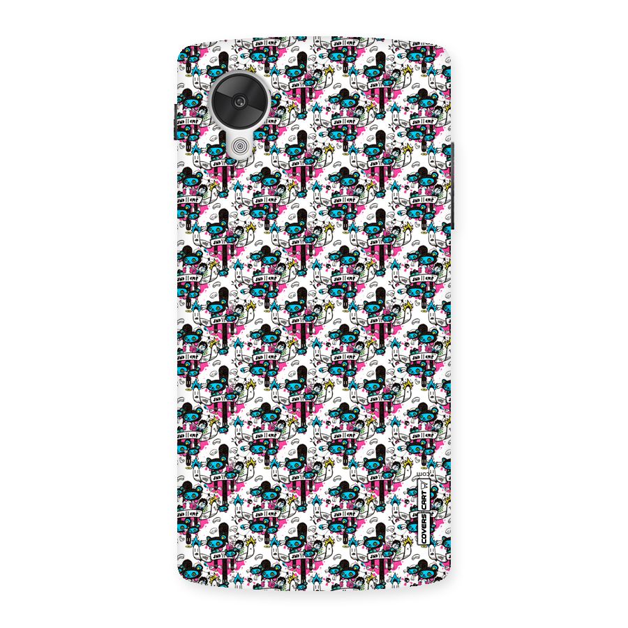 Blue Pink Pattern Back Case for Google Nexsus 5