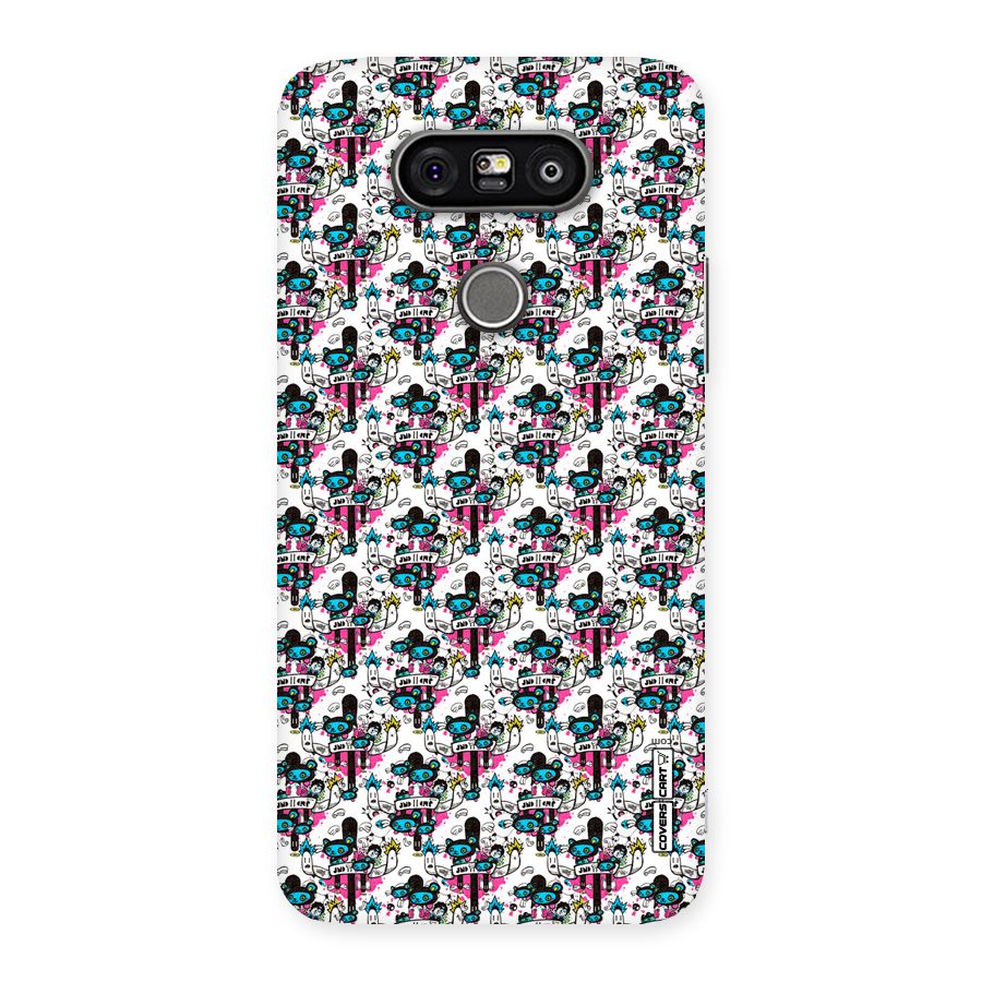 Blue Pink Pattern Back Case for LG G5