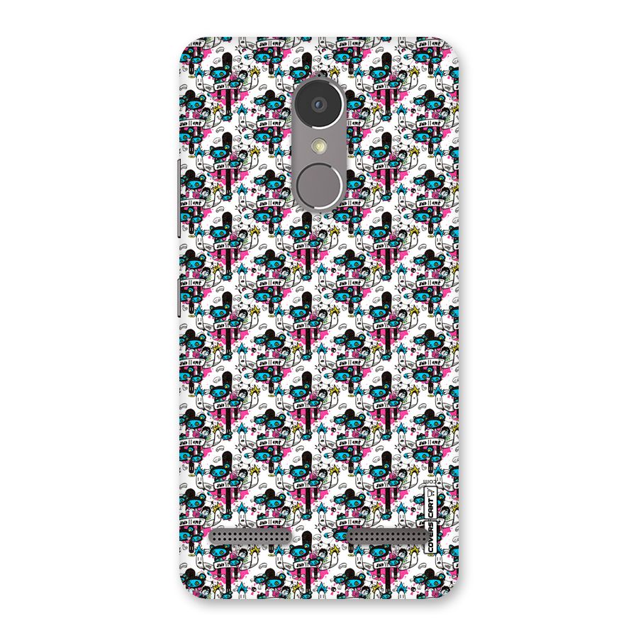 Blue Pink Pattern Back Case for Lenovo K6