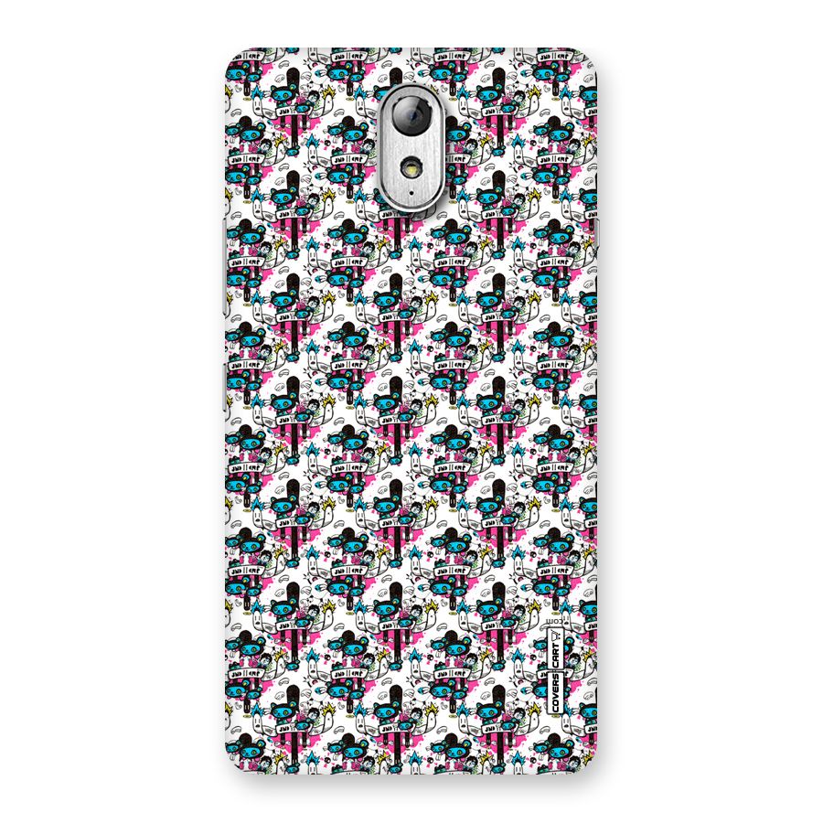 Blue Pink Pattern Back Case for Lenovo Vibe P1M