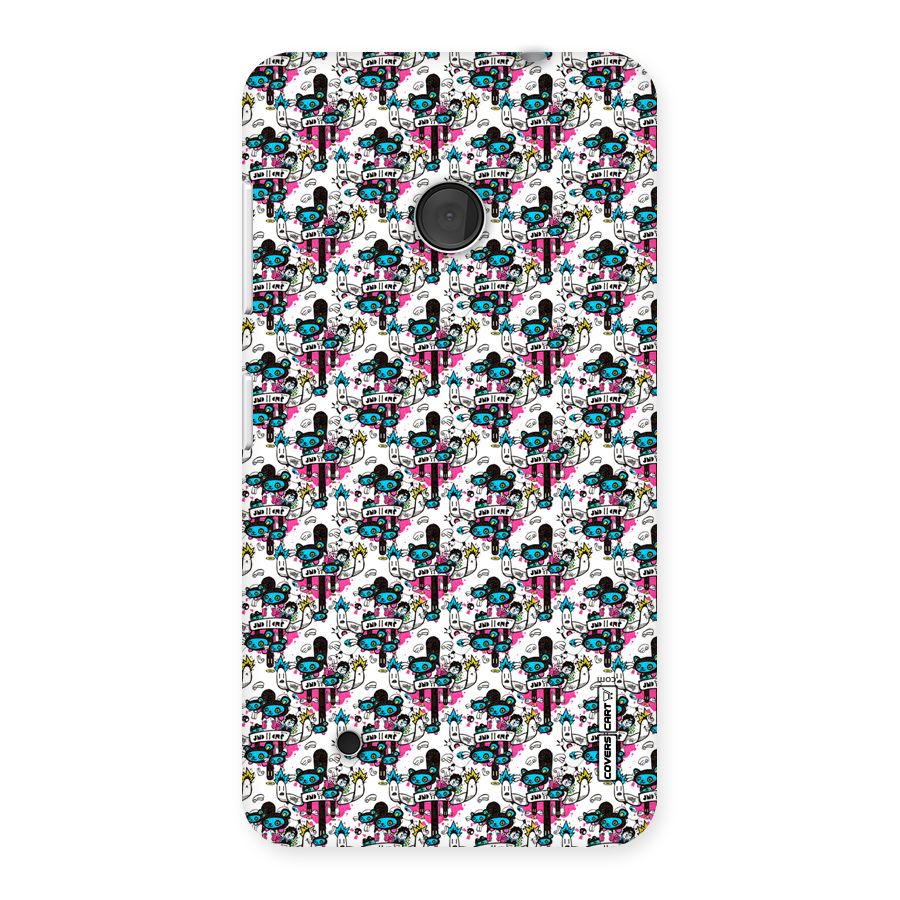 Blue Pink Pattern Back Case for Lumia 530