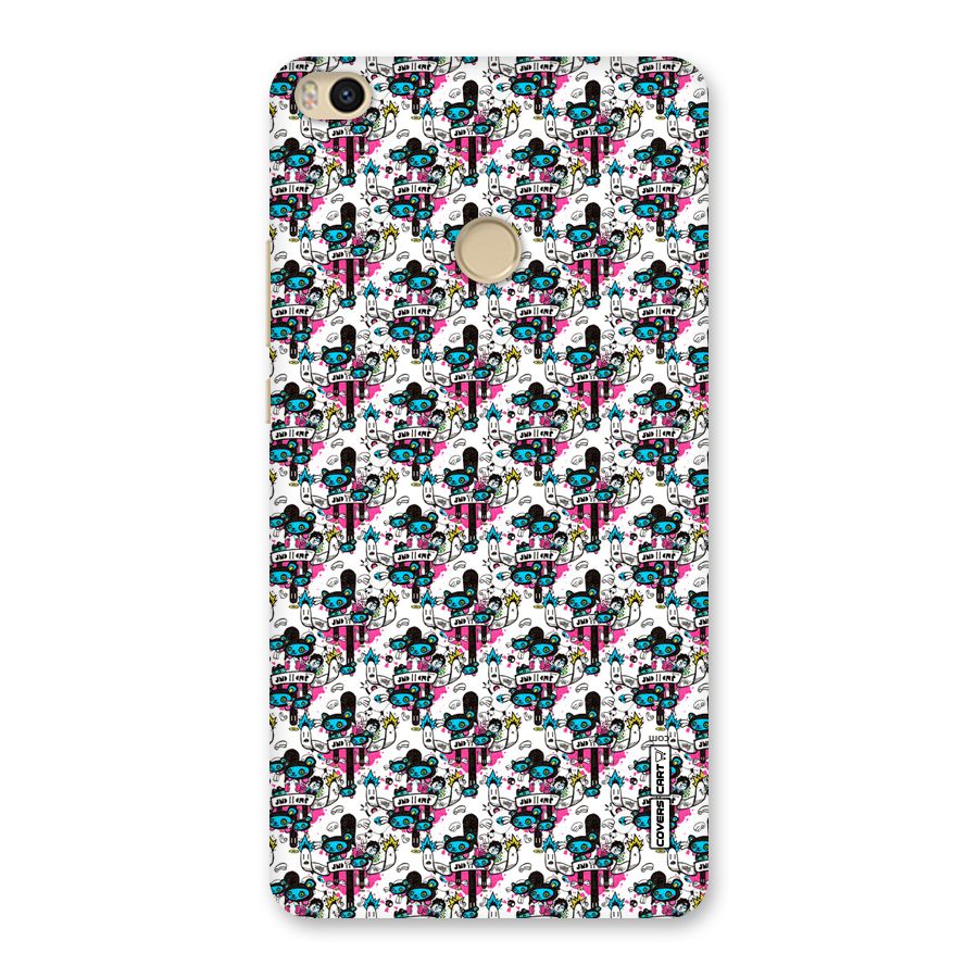 Blue Pink Pattern Back Case for Mi Max 2