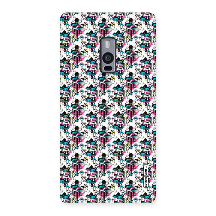 Blue Pink Pattern Back Case for OnePlus Two