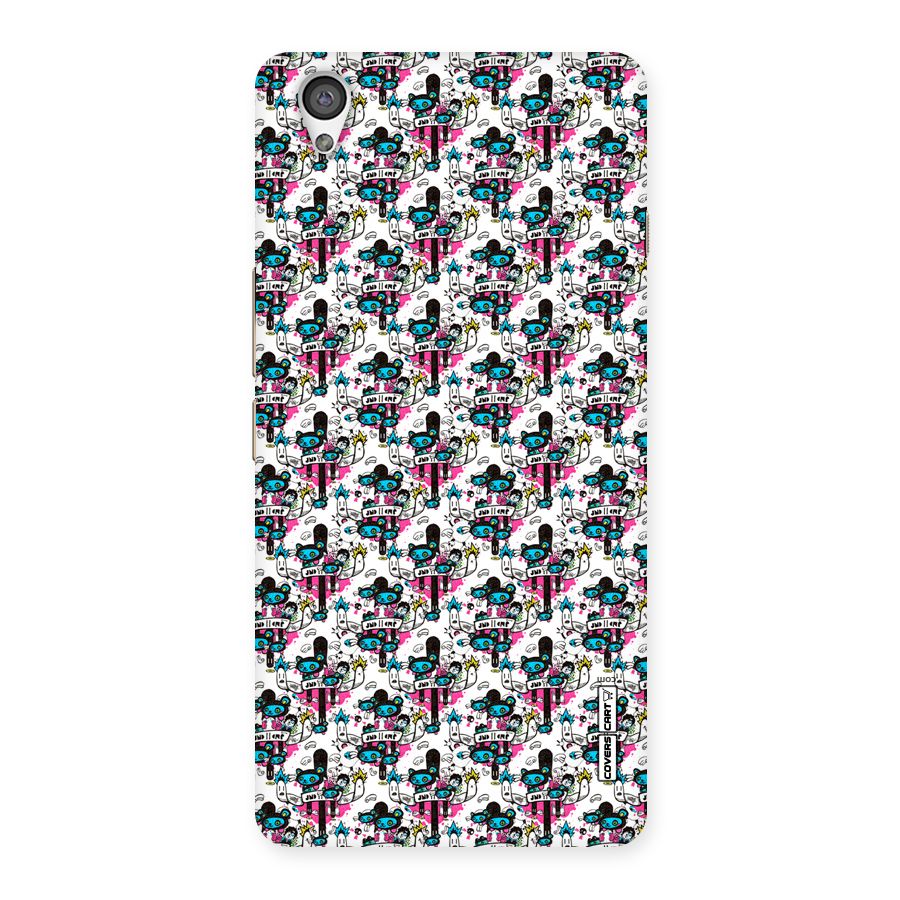 Blue Pink Pattern Back Case for OnePlus X