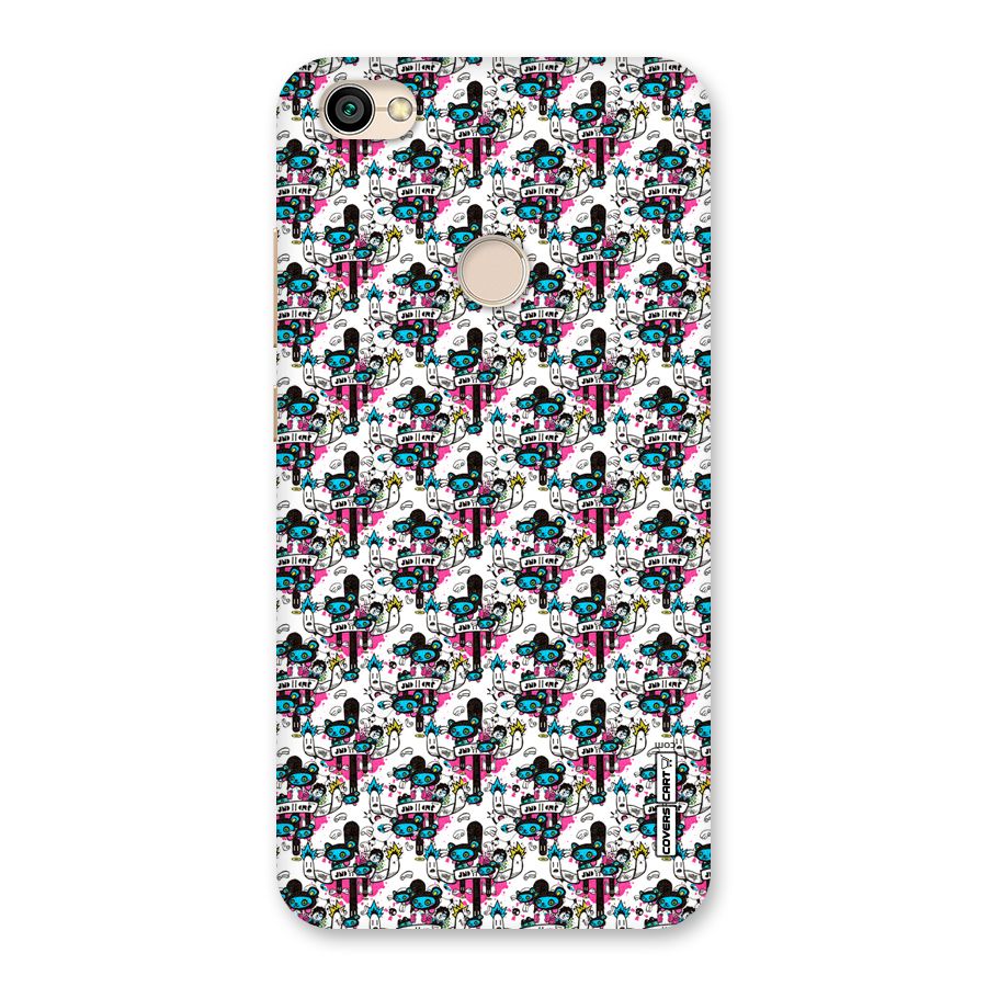 Blue Pink Pattern Back Case for Redmi Y1 2017
