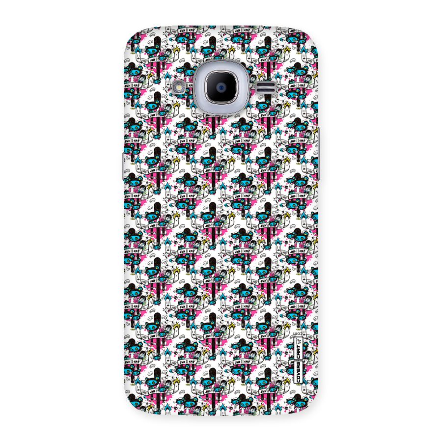 Blue Pink Pattern Back Case for Samsung Galaxy J2 2016
