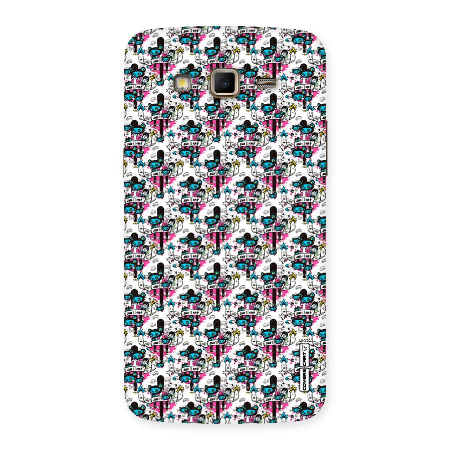 Blue Pink Pattern Back Case for Samsung Galaxy Grand 2