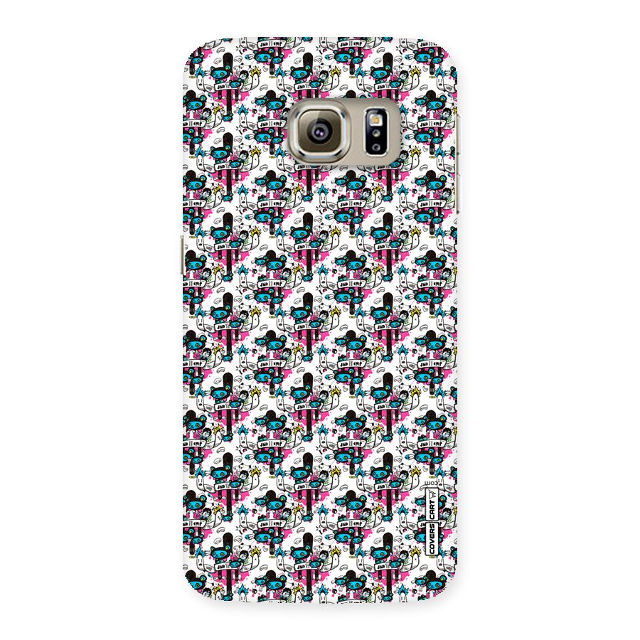 Blue Pink Pattern Back Case for Samsung Galaxy S6 Edge Plus