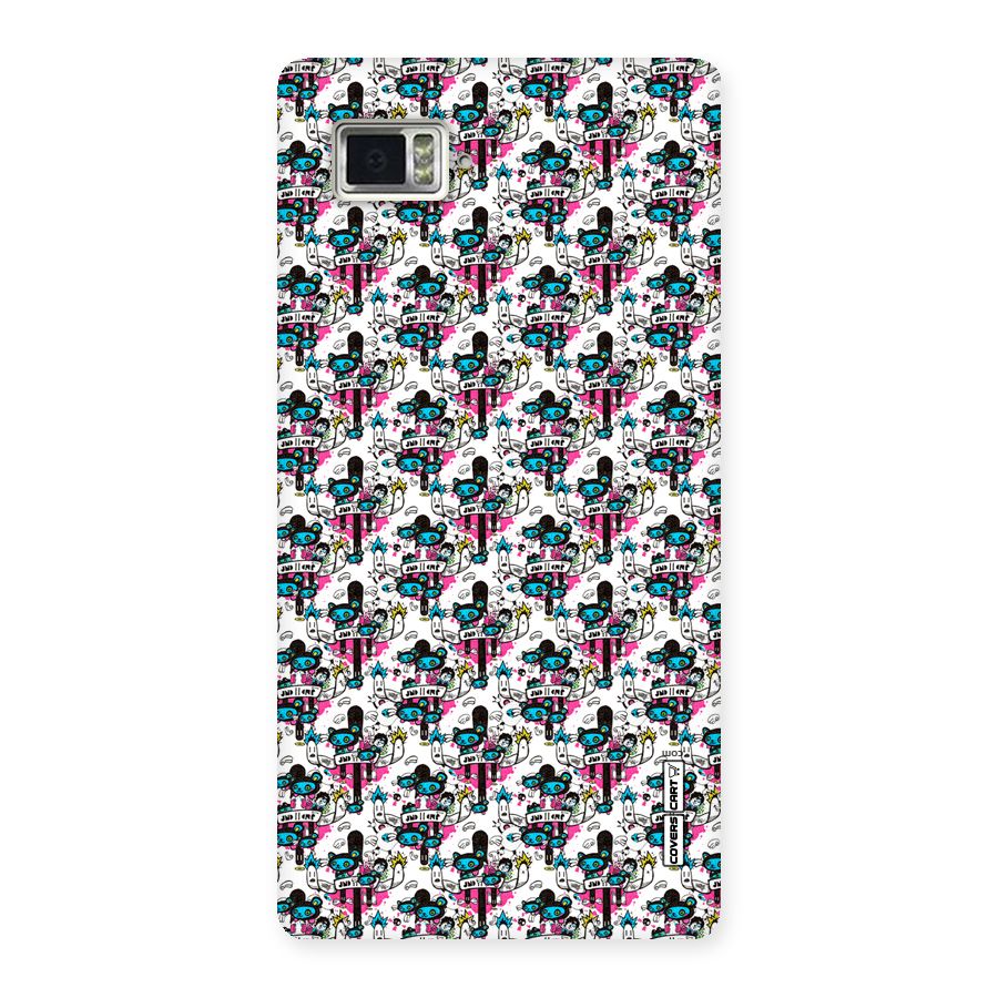 Blue Pink Pattern Back Case for Vibe Z2 Pro K920