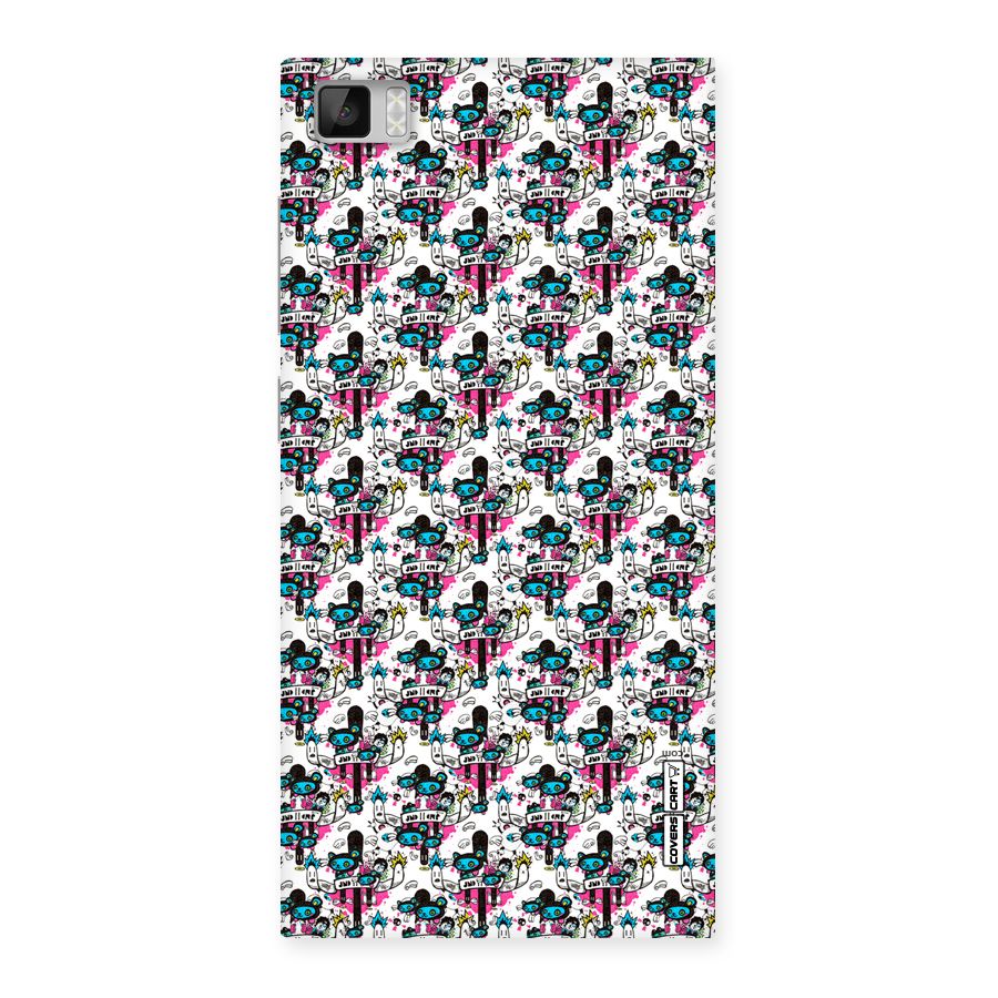 Blue Pink Pattern Back Case for Xiaomi Mi3