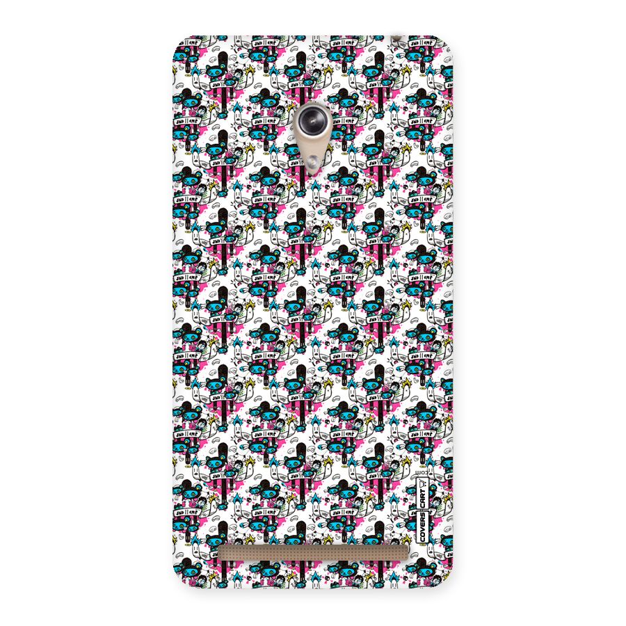 Blue Pink Pattern Back Case for Zenfone 6