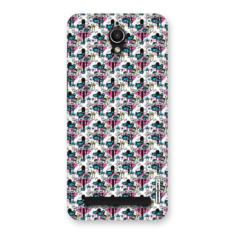 Blue Pink Pattern Back Case for Zenfone Go