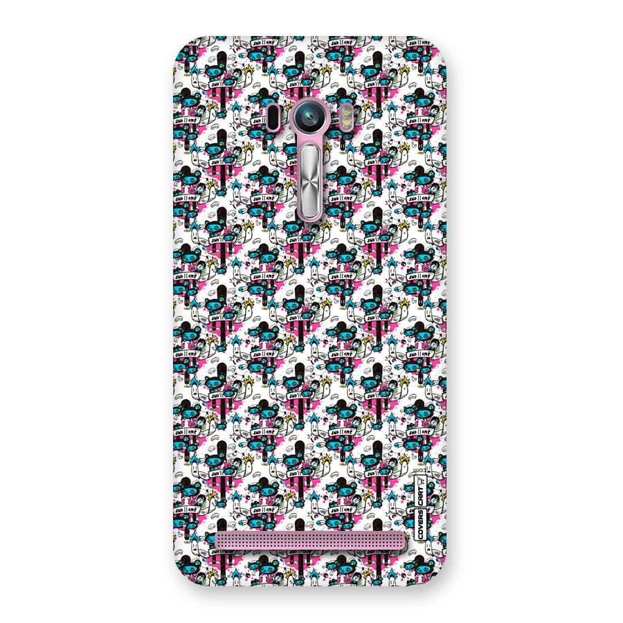 Blue Pink Pattern Back Case for Zenfone Selfie