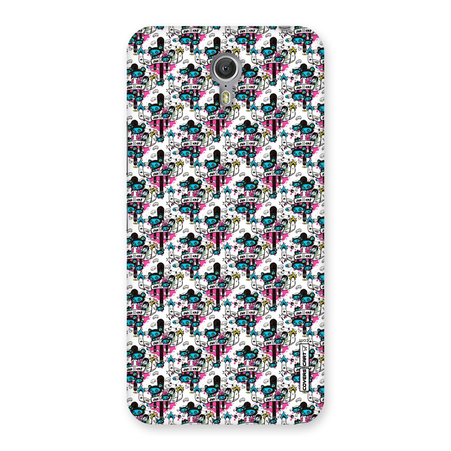 Blue Pink Pattern Back Case for Zuk Z1