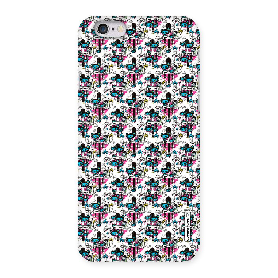 Blue Pink Pattern Back Case for iPhone 6 6S
