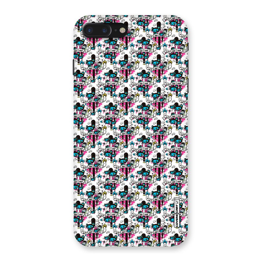 Blue Pink Pattern Back Case for iPhone 7 Plus