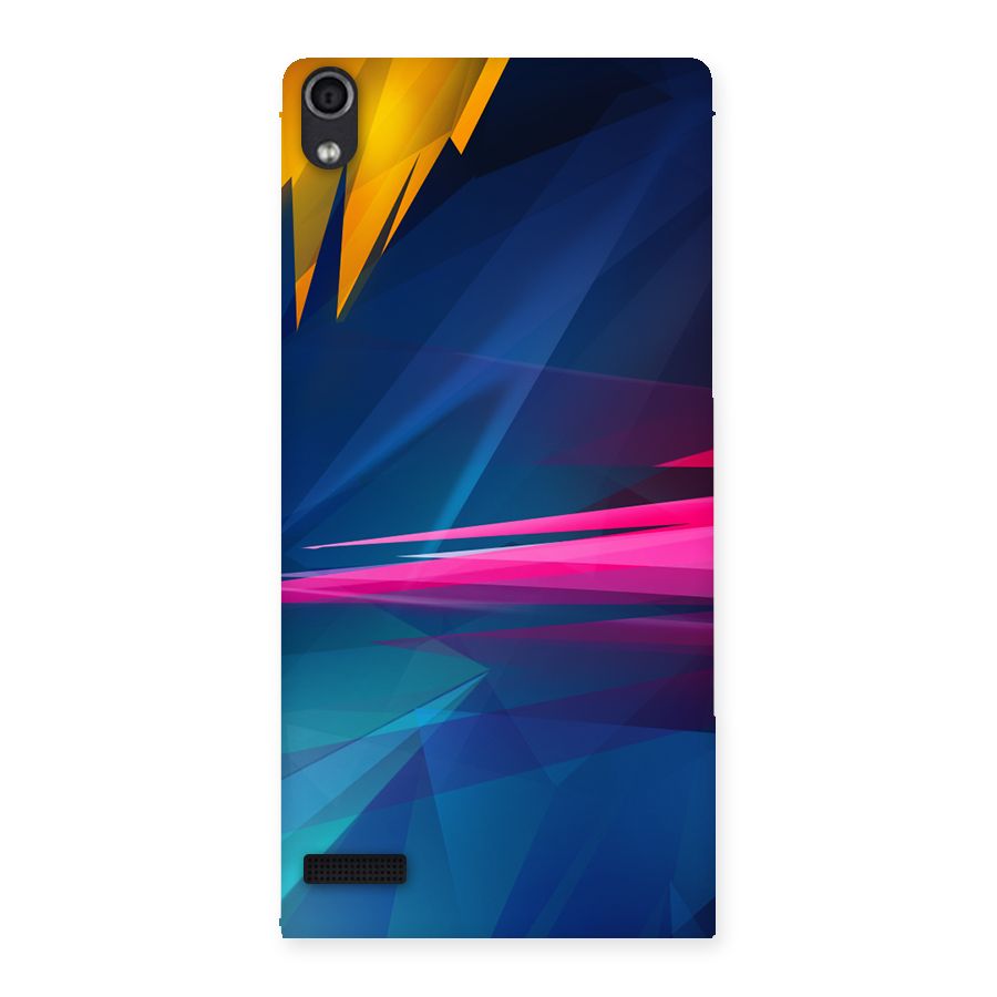 Blue Red Abstract Back Case for Ascend P6