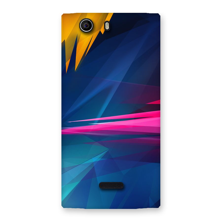 Blue Red Abstract Back Case for Canvas Nitro 2 E311