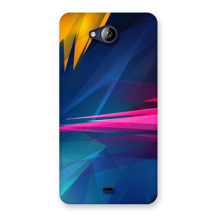 Blue Red Abstract Back Case for Canvas Play Q355