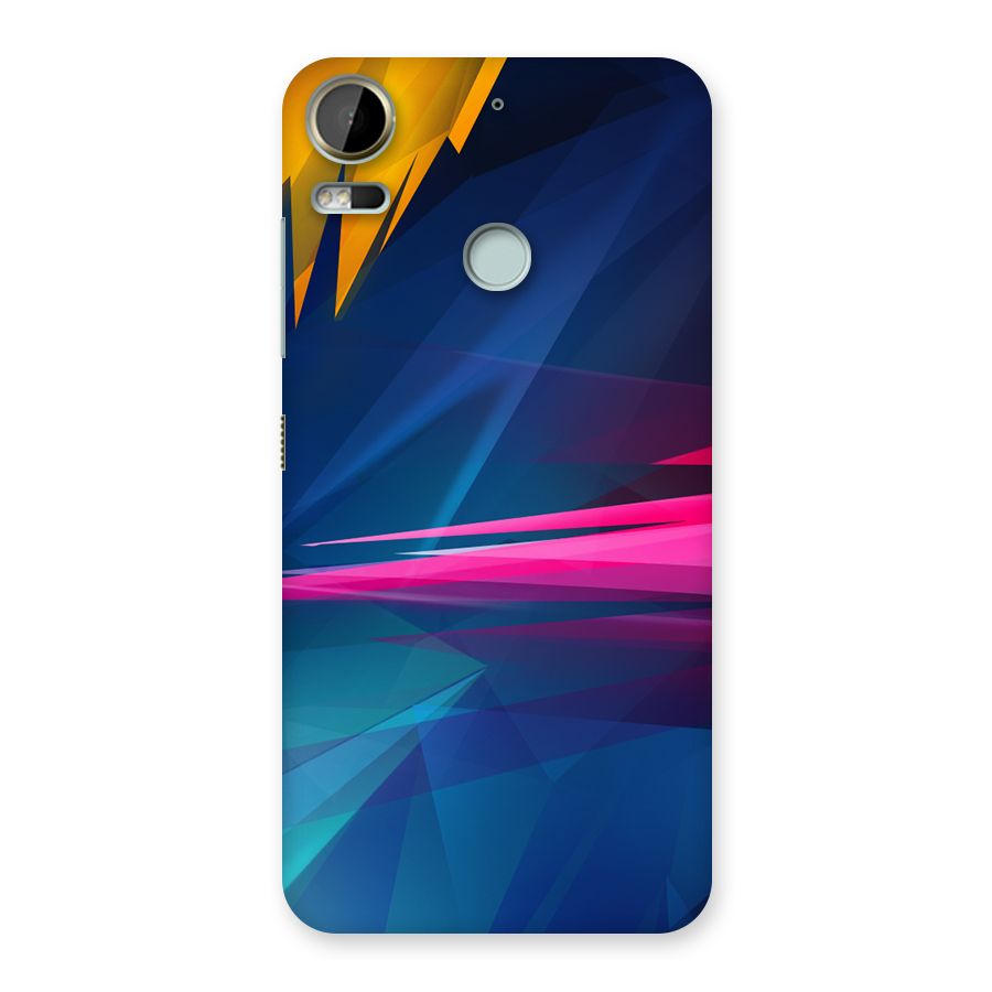 Blue Red Abstract Back Case for Desire 10 Pro